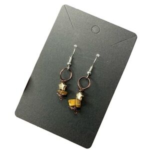 Tiger eye earrings